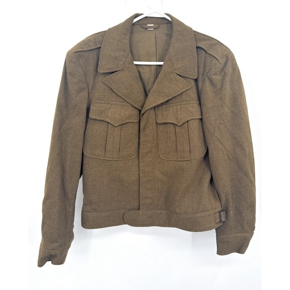 WWII Army Coat Jacket Brown